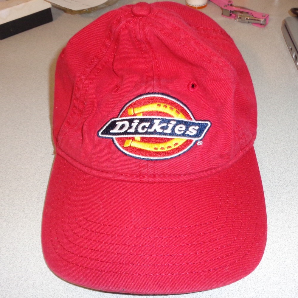 Dickies Red and Black Cotton Apparel